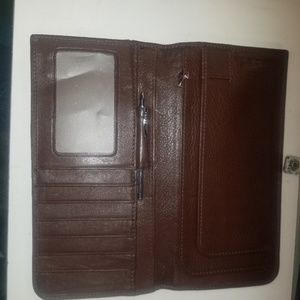Mens checkbook wallet